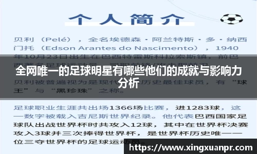 全网唯一的足球明星有哪些他们的成就与影响力分析